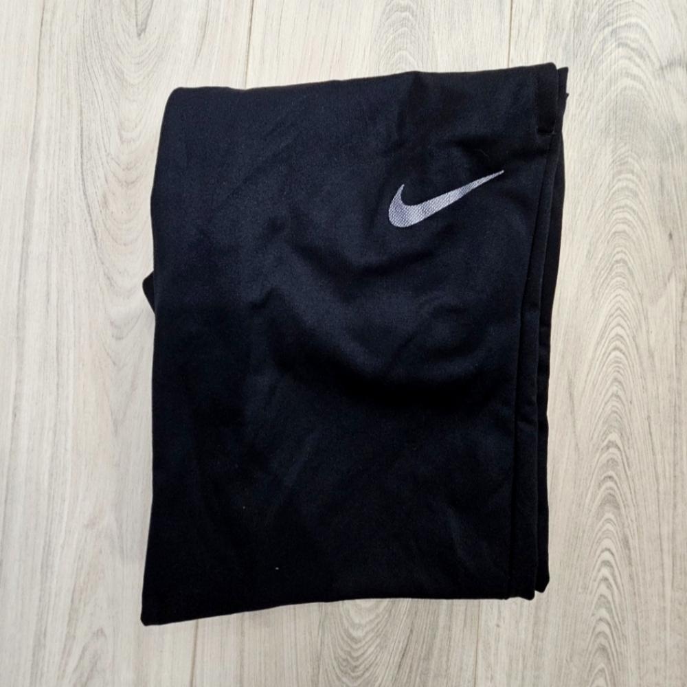 Nike Black Joggers with Silver Swoosh